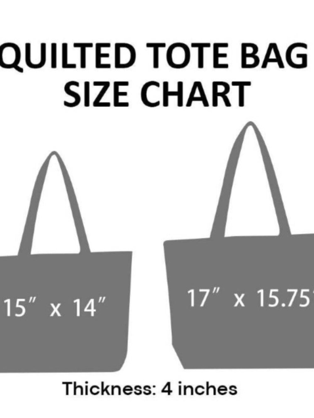 Quilted Dachshund Dog Print Tote Bag with Strap - Picture 4 of 5